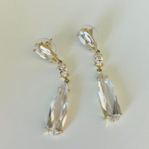 Anthropologie Crystal Drop Earrings